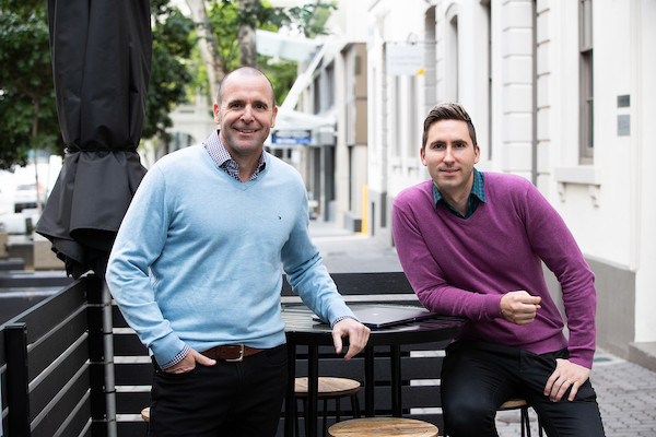 CitrusAd co-founders CMO Nick Paech (left) with CEO Brad Moran