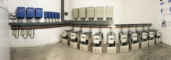 Victron inverters with Redflow batteries at Ban Pha Dan Thailand W