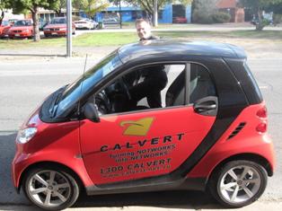 Dean Calvert's smart car